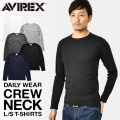 ポイント10倍☆【送料無料】AVIREX アビレックス デイリーウエア 長袖 クルーネックTシャツ 6153481【7835930009】【キャンペーン対象外】【T】