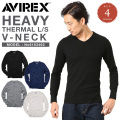 ポイント10倍☆AVIREX アビレックス デイリー長袖 サーマル VネックTシャツ 6163462【7833930008】【キャンペーン対象外】【T】