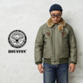 ★カートで割引対象品★HOUSTON ヒューストン 米軍 5503C 米軍 B-15A型 フライトジャケット【R】