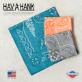 ★カートで割引対象品★【即日出荷対応】【ネコポス便対応】HAV-A-HANK ハバハンク MADE IN U.S.A. FLORAL PAISLEYS BANDANNA フローラル ・ペイズリー バンダナ【T】