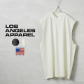 【即日出荷対応】【ネコポス便対応】LOS ANGELES APPAREL ロサンゼルスアパレル 1865GD 6.5oz ガーメントダイ スリーブレス Tシャツ MADE IN USA【T】