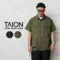 ★カートで割引対象品★【即日出荷対応】TAION タイオン TAION-019SHNDML-1 MILITARY LINE ノンダウン ハーフスリーブシャツ【E4】【Sx】【T】