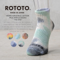 【ネコポス便対応】【即日出荷対応】ROTOTO ロトト R1518 HEMP/ORGANIC COTTON PILE ANKLE SOCKS ”TIE DYE” アンクルソックス 日本製【キャンペーン対象外】【T】