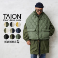 ★カートで割引対象品★TAION タイオン TAION-RSTML-1 MILITARY LINE リバーシブル ダウン×ボア ストール【D1】【Sx】【T】