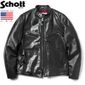 ★ポイント10倍★Schott ショット 641XXH HORSEHIDE CAFE RACER レザージャケット MADE IN USA【7417】【キャンペーン対象外】【T】