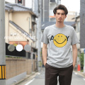 ★カートで割引対象品★【ネコポス便対応】SMFC-042 ARMY SMILEY FACE TEE　アーミースマイルフェイスＴシャツ【T】