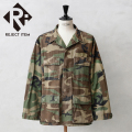 リジェクト 訳あり品 実物 USED 米軍 BDU WOODLAND CAMO ジャケット 中期型 リップストップ【キャンペーン対象外】【I】