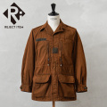 リジェクト 訳あり品 実物 USED フランス軍 M-64 ジャケット BROWN染め【キャンペーン対象外】【I】