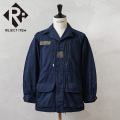 リジェクト 訳あり品 実物 USED フランス軍 M-64 ジャケット NAVY染め【キャンペーン対象外】【I】