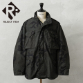 リジェクト 訳あり品 実物 USED 米軍 M-65 フィールドジャケット WOODLAND CAMO BLACK染め【キャンペーン対象外】【I】