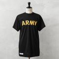実物 新品 デッドストック 米軍 U.S.ARMY ブラック トレーニング Tシャツ【キャンペーン対象外】【I】