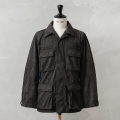 実物 USED 米軍 6Cデザート（チョコチップ）カモ BDUジャケット BLACK染め【キャンペーン対象外】【I】