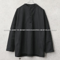 実物 新品 デッドストック ロシア軍 70s ヘンリーネック スリーピングシャツ BLACK染め【キャンペーン対象外】【I】ミリタリーファッション 軍服