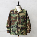実物 新品 デッドストック 米軍 BDU WOODLAND CAMO ジャケット 後期型 リップストップ【キャンペーン対象外】【I】ミリタリー