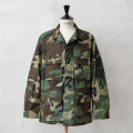 実物 新品 デッドストック 米軍 BDU WOODLAND CAMO ジャケット 中期型 リップストップ【キャンペーン対象外】【I】ミリタリー