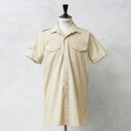 実物 USED イギリス軍 FAWN ARMY ALL RANKS ショートスリーブ ドレスシャツ【キャンペーン対象外】【I】ミリタリー