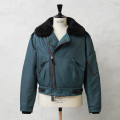 実物 USED カナダ軍 ROYAL CANADIAN AIR FORCE リアルムートン アビエイター ジャケット TYPE IV AIR FORCE BLUE【キャンペーン対象外】【I】ミリタリー