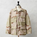 実物 USED 米軍 3カラーデザートカモ DCU ジャケット ノンリップ / 3C DESERT CAMO BDU【キャンペーン対象外】【I】