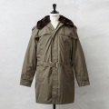 実物 新品 デッドストック ルーマニア軍 BOA COLLAR オフィサーコート ボアライナー付き【キャンペーン対象外】【I】ミリタリー