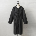 実物 USED ルーマニア軍 WATERPROOF オフィサー レインコート ブラック【キャンペーン対象外】【I】ミリタリー