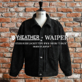 【即日出荷対応】Y'2 LEATHER ワイツーレザー WP-01T-SS WAIPER別注 ステアスエード レザージャケット TYPE WWII DENIM ”T-BACK” BLACK MADE IN JAPAN【キャンペーン対象外】【T】