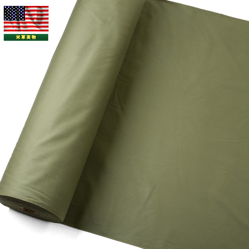 実物 新品 米軍 1970'S M-65 FIELD JACKET&PANTS OD生地【キャンペーン対象外】 米軍放出品 ファブリック マテリアル【T】ミリタリー