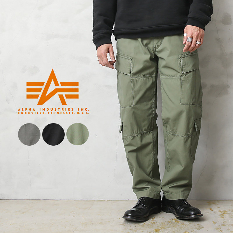 ★20％OFF★ALPHA アルファ TB1058 コットンリップストップ コンバット カーゴパンツ【T】