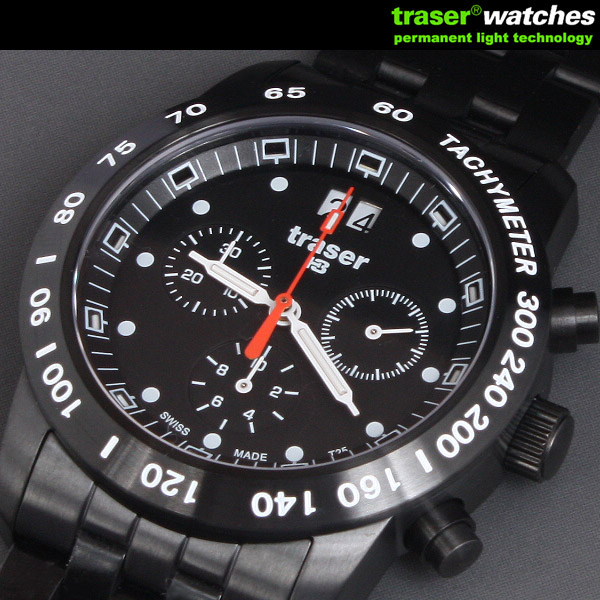 ☆ポイント10倍☆TRASER トレーサー クラシック クロノグラフ ビッグデイト プロ【T4004.357.37.01　9031508】【T】