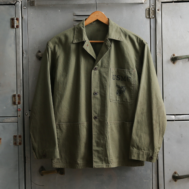 1940s USMC P-41 HBT ユーティリティジャケット SIZE36【T】【キャンペーン対象外】