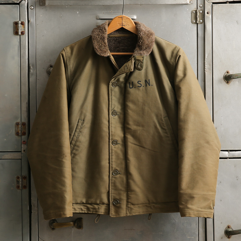 1940s U.S.NAVY N-1 デッキジャケット Size42【T】【キャンペーン対象外】