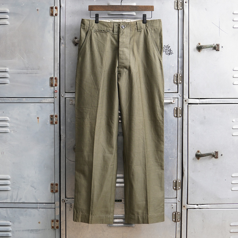 1940s U.S ARMY M-45 フィールドトラウザーズ　DEAD STOCK W35 L30【T】【キャンペーン対象外】