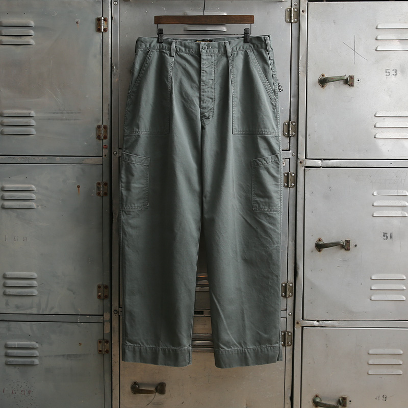1950s U.S.AIR FORCE SHADE 509 コットンサテン ユーティリティ トラウザーズ 38L【T】【キャンペーン対象外】