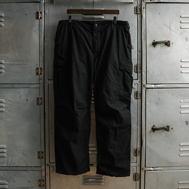 U.S. ARMY 4thモデル ジャングルファティーグパンツ ブラック染め Deadstock Large-Regular【T】【キャンペーン対象外】