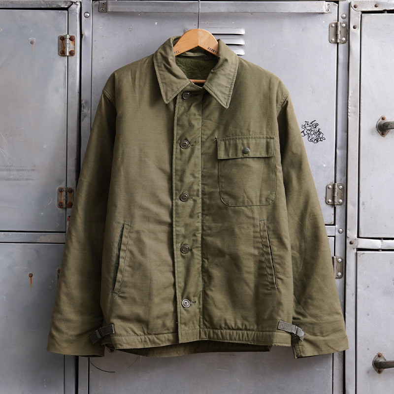 1970s U.S.NAVY A-2 デッキジャケット  about M【T】【キャンペーン対象外】