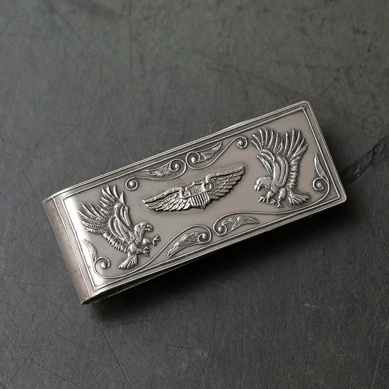 U.S.A.A.F マネークリップ WW2 PILOT WINGS STERLING【T】【キャンペーン対象外】