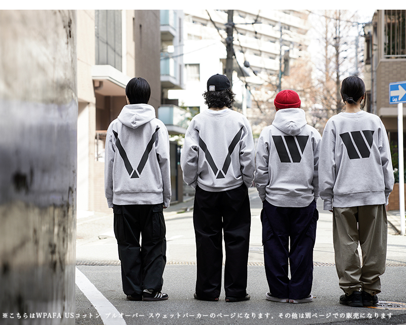 WAIPER.inc “WPAFA” USコットン プルオーバー スウェットパーカー【WP143】