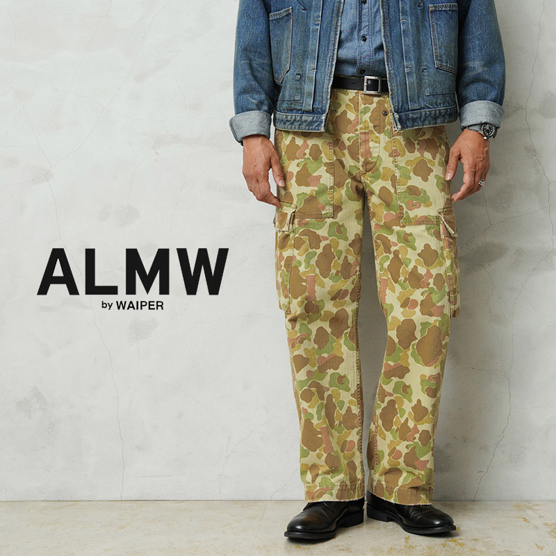 【受注生産】【9月上旬頃入荷予定】ALMW by WAIPER WILA-DMA USMC MONKEY APRON TROUSERS DUCK HUNTER CAMO MADE IN JAPAN【キャンペーン対象外】【T】