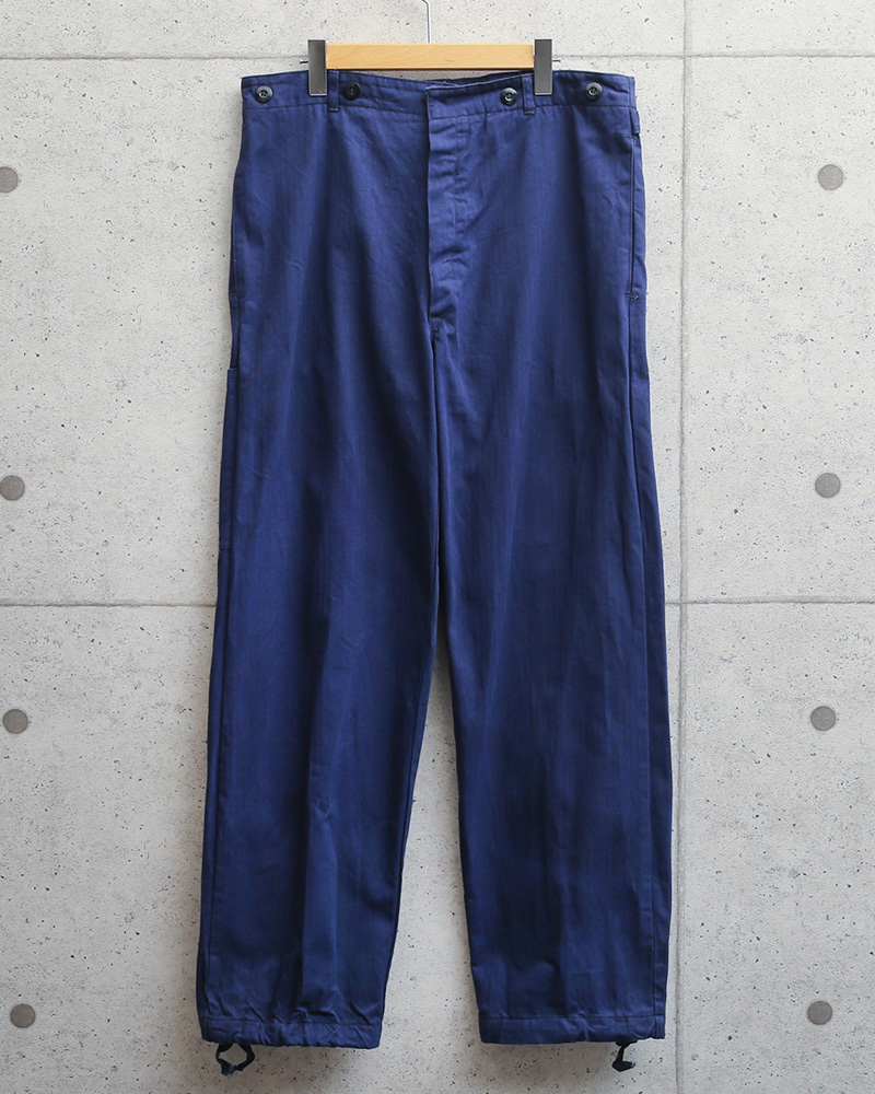 激安単価で リジェクト 訳あり品 実物 USED ドイツ軍 ヘリンボーンツイル パンツ