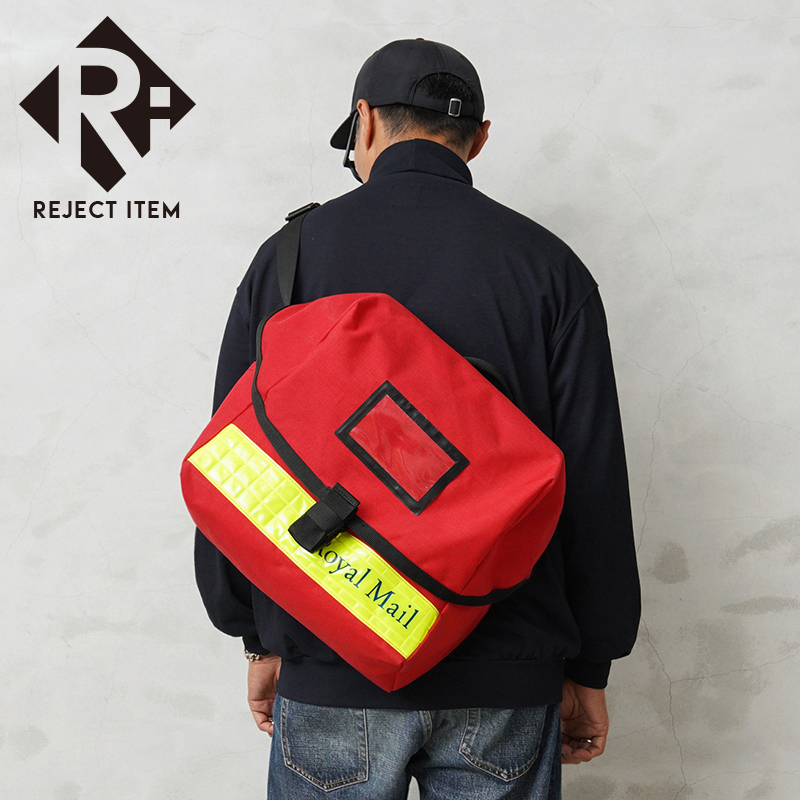 リジェクト 訳あり品 実物 新品 デッドストック イギリス ROYAL MAIL メッセンジャーバッグ イエローリフレクター SMALL【キャンペーン対象外】【I】 ミリタリー