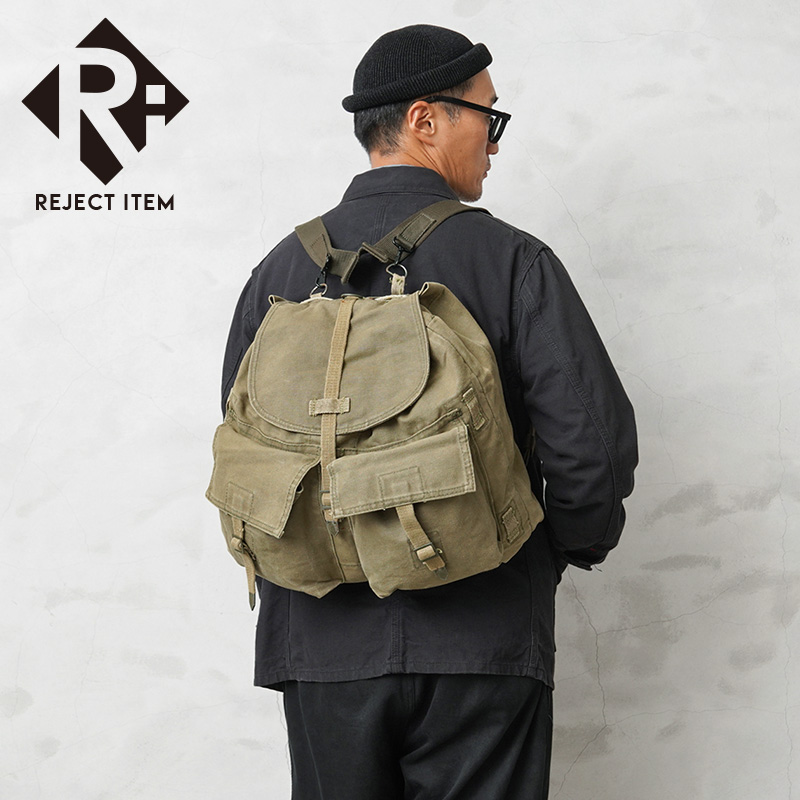 リジェクト 訳あり品 実物 USED チェコ軍 M60 ヴィンテージ バックパック【キャンペーン対象外】【I】 ミリタリー