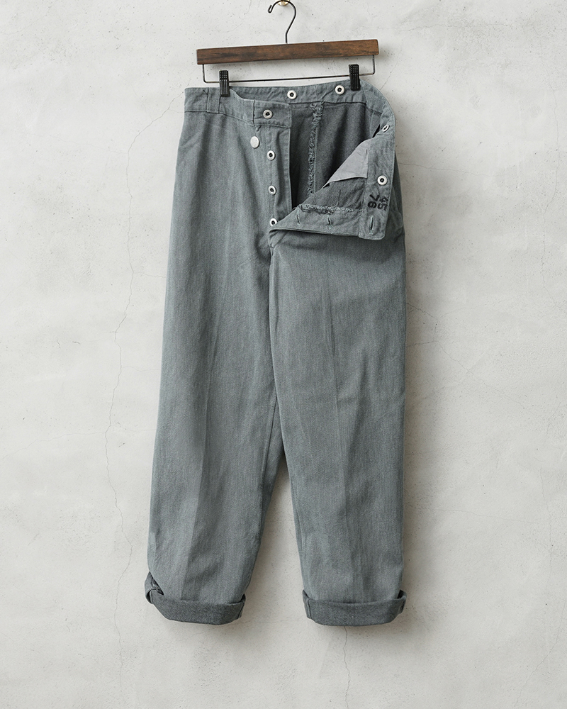 【保存版】 スイス軍 USED 実物 訳あり品 リジェクト 1950年代 SOLID 前期型 パンツ