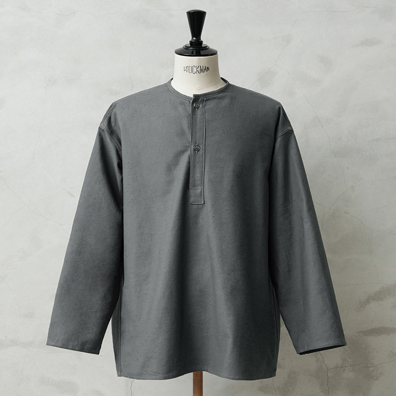 実物 新品 デッドストック ロシア軍 70s ヘンリーネック スリーピングシャツ Olive Gray【キャンペーン対象外】【I】