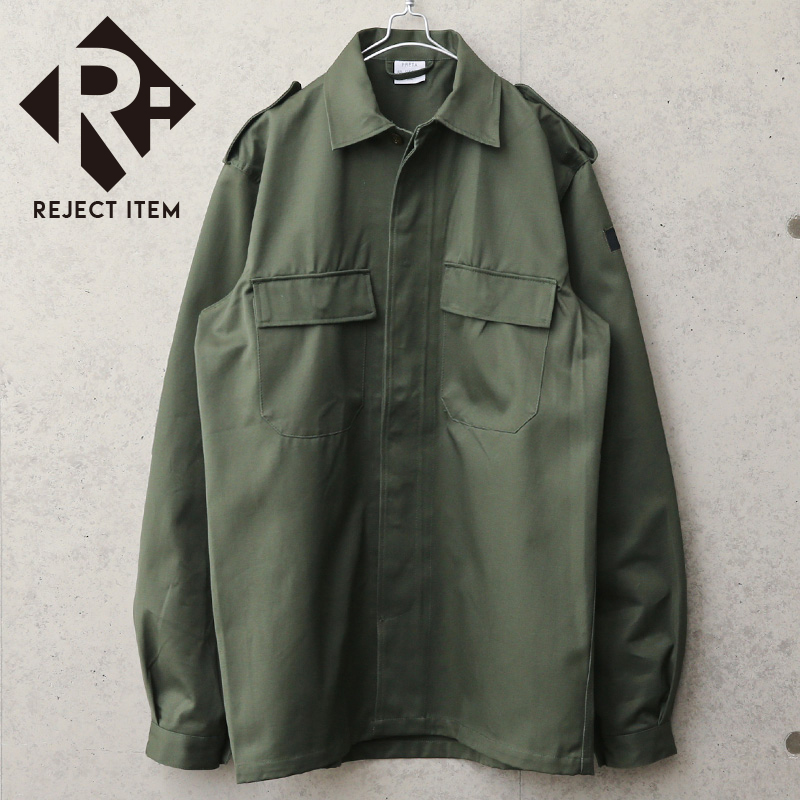 リジェクト 訳あり品 実物 新品 デッドストック ベルギー軍 ユーティリティーシャツ【キャンペーン対象外】【I】 ミリタリー