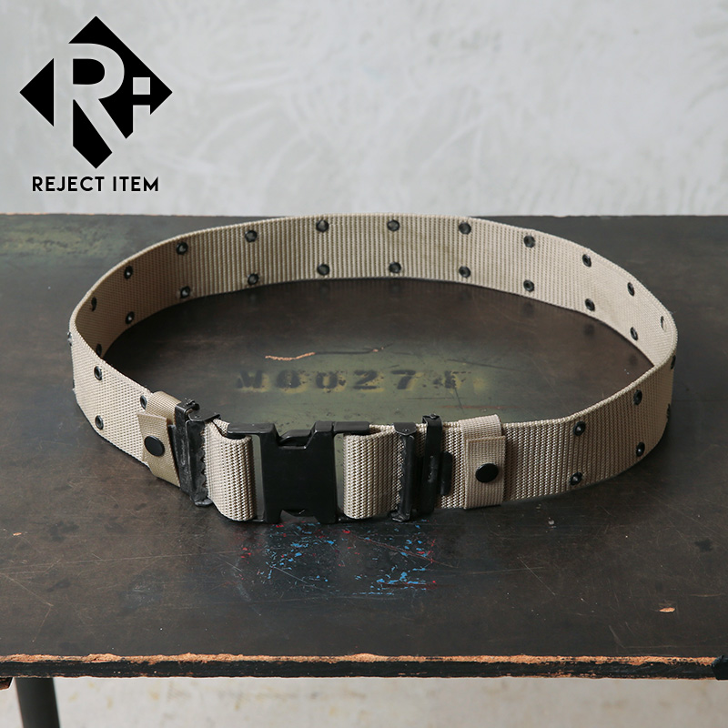 リジェクト 訳あり品 実物 USED 米軍 LC-2A ピストルベルト TAN 新型【キャンペーン対象外】【I】 ミリタリー