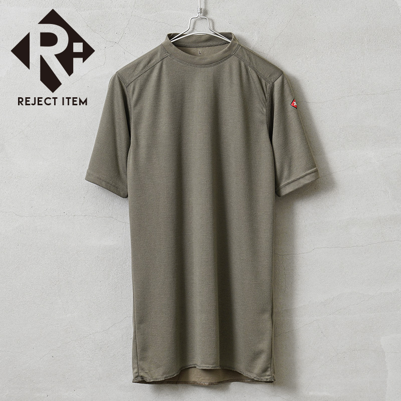 リジェクト 訳あり 実物 USED スイス軍 ショートスリーブ Tシャツ MESH【キャンペーン対象外】【I】 ミリタリー
