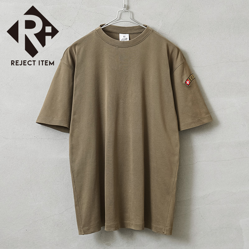 リジェクト 訳あり 実物 USED スイス軍 ショートスリーブ Tシャツ COTTON【キャンペーン対象外】【I】 ミリタリー