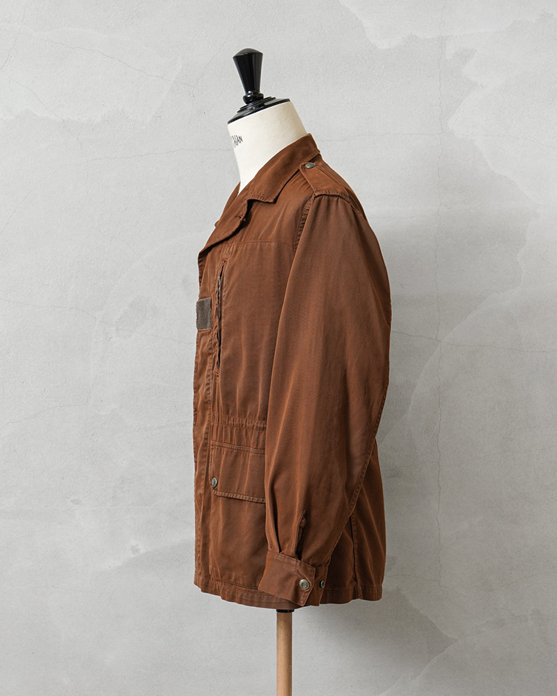 実物 USED フランス軍 F-1 ジャケット BROWN染め