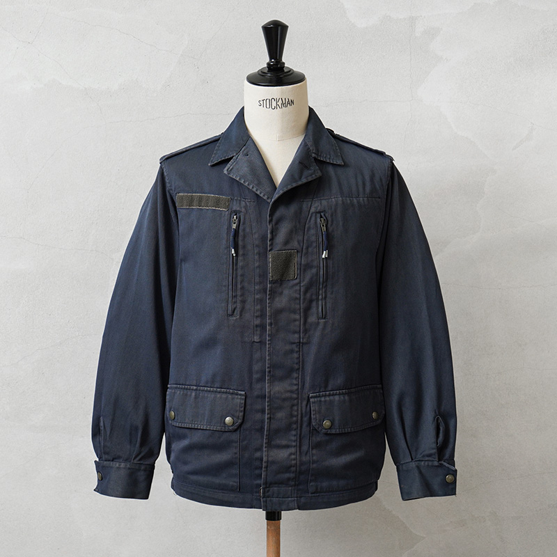 ☆今だけ15%OFF☆実物 USED フランス軍 F-2 ジャケット NAVY染め【キャンペーン対象外】【I】