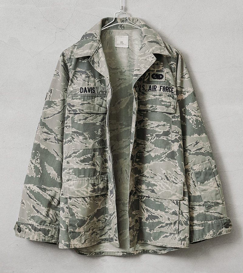 USAIR FORCEユーティリティジャケットアメリカ 空軍米軍実物フライト無地 実物 USED 米空軍 U.S.A.F ABU ユーティリティ ジャケット