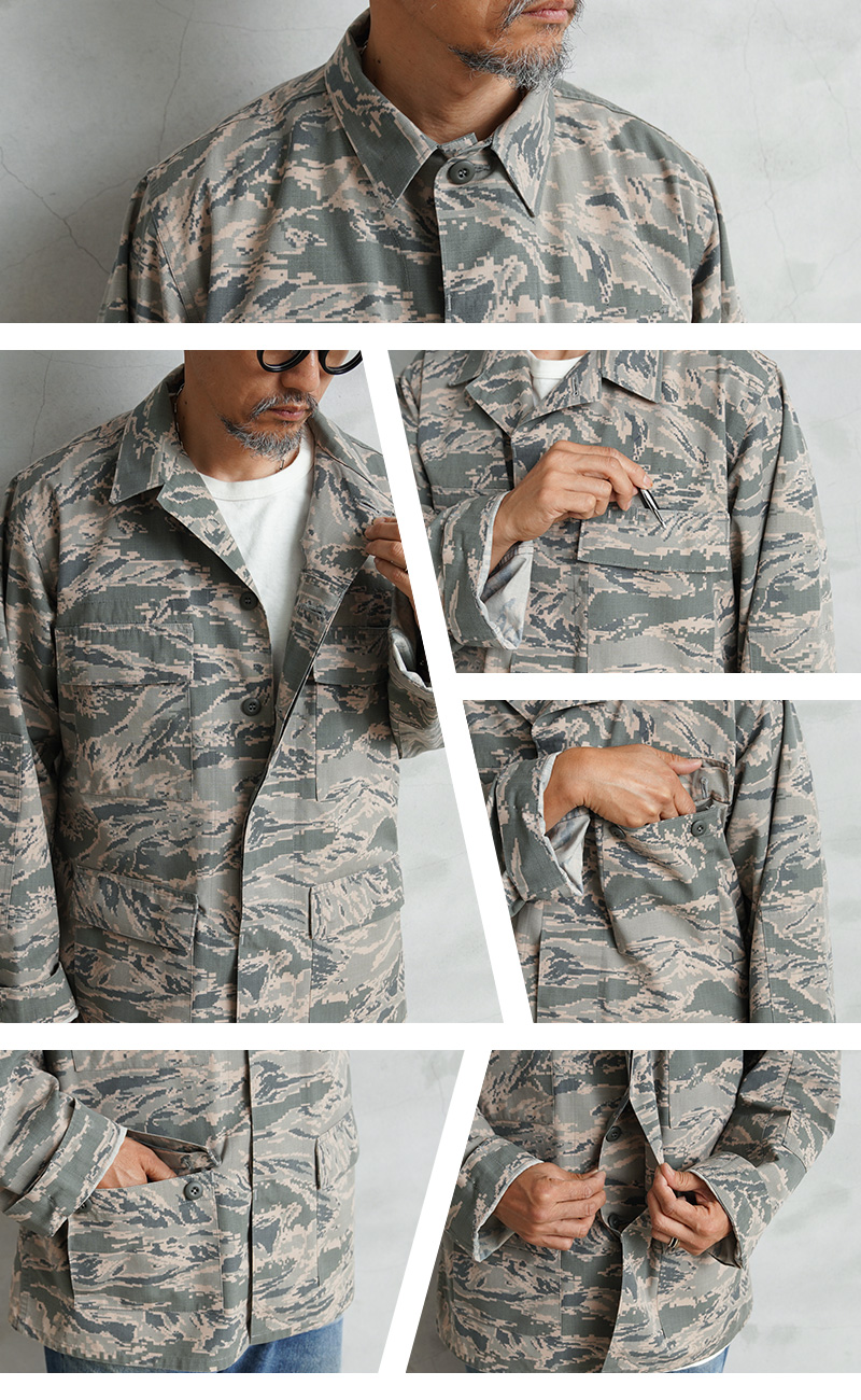 USAF アメリカ空軍 ユーティリティジャケット 短丈 ライナー付き 44R 制服関連の衣類です！【アメリカの軍服】空軍ユーティリティー